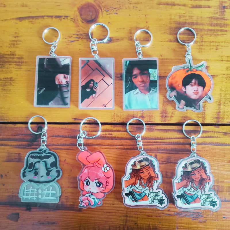 Custom Acrylic Photo & Character Keychain Collection