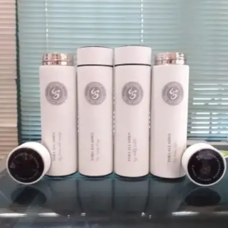 White Rubber LED Tumbler